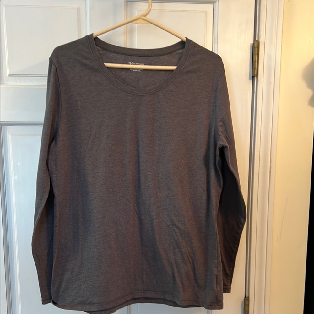 Gray Long Sleeve Shirt